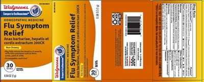 Walgreens Flu Symptom Relief 636610 Box